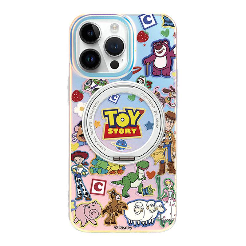 ANGYING × 玩具总动员适用苹果17Promax手机壳新款15Pro旋转磁吸支架iPhone16保护套支点13网红全包Lo5女14