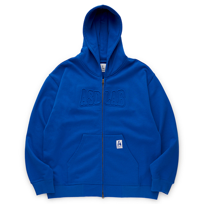 ACTIONS压印开衫拉链连帽卫衣