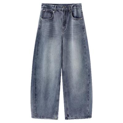 商场同款流石男装水洗做旧牛仔裤