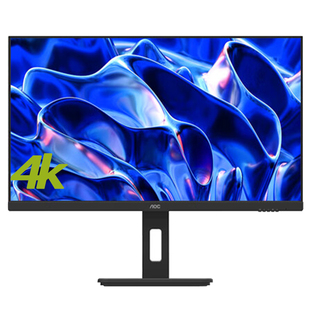 AOC U27P10 27英寸4k显示器32寸IPS2K高清办公设计台式电脑屏75HZ
