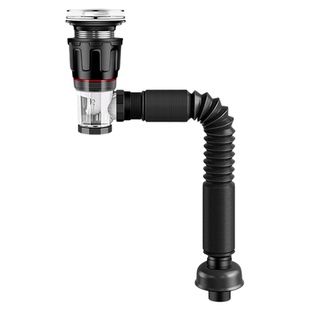 洗手盆下水管防臭卫生间墙排全套洗脸池台盆面盆下水器配件排水管