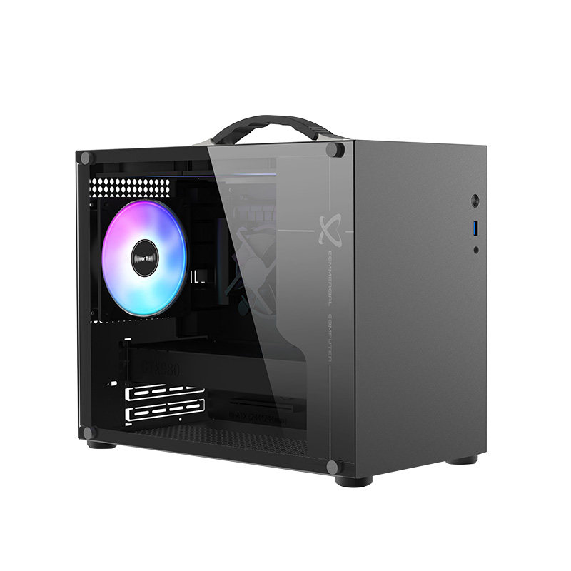 未知玩家X100桌面MATX机箱