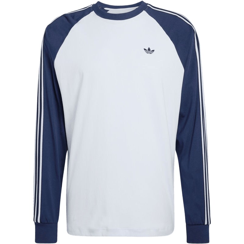 滔搏adidas阿迪达斯三叶草男子休闲纯棉运动长袖圆领T恤KV4447