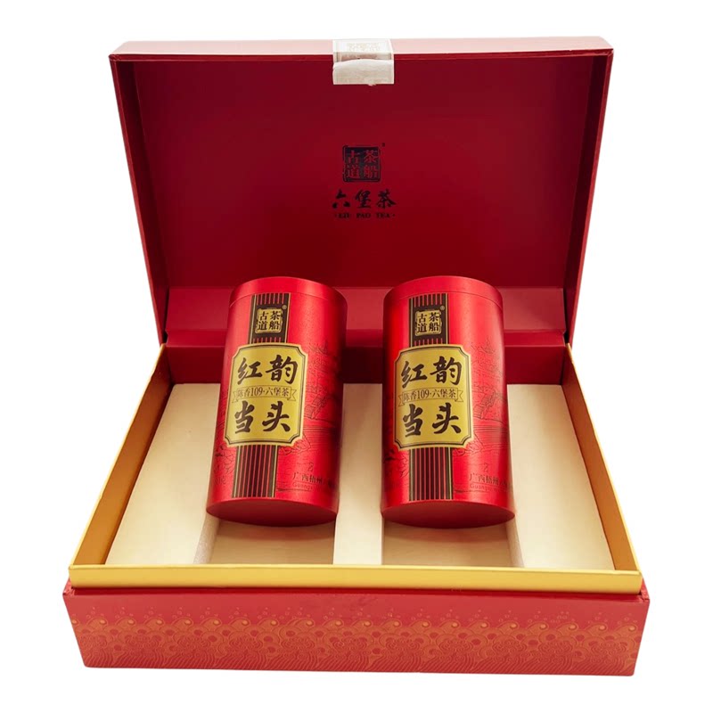 红韵当头梧州六堡礼盒160g