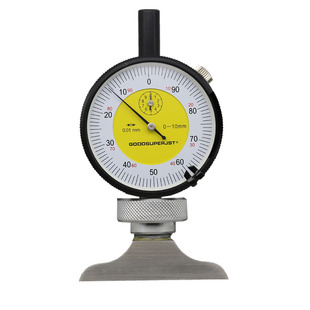 数显深度表T型基座电子深度规机械深度测量仪0.01钢码字深度铆钉