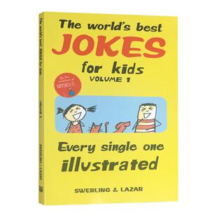 给孩子的笑话绘本1 英文原版 The World's Best Jokes for Kids Volume 1 幽默笑话 脑筋急转弯
