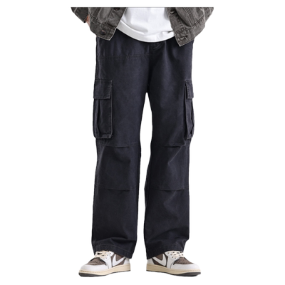 NBKY美式复古多口袋工装裤休闲裤