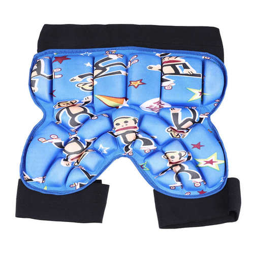 轮滑护臀垫儿童溜冰护屁股护具滑冰儿童装备旱冰鞋全套防摔裤护指