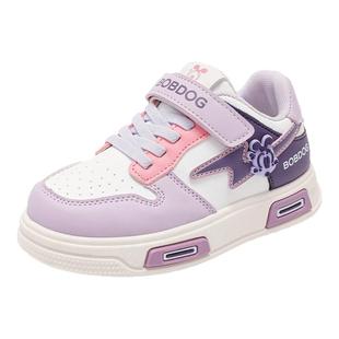 巴布豆童鞋官方旗舰店正品童鞋2025新款女童休闲鞋小女孩运动板鞋