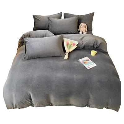 【A类母婴可用】加厚牛奶绒被套