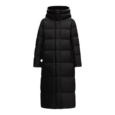 雪中飞黑金加厚鹅绒中长款羽绒服