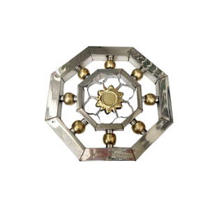 186/220金钻石方管花304/201不锈钢门花装饰配件方中十字格四角框