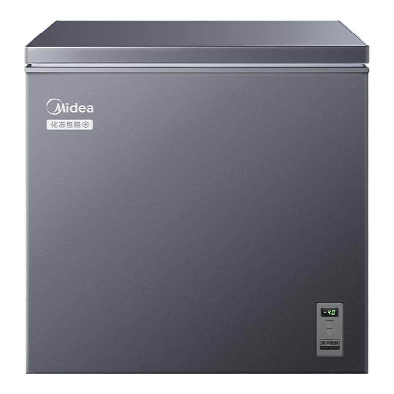 美的冰柜-40℃超低温100/142/200升冷冻冷藏家用小型冷柜一级冰箱