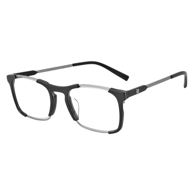 PORTS男士全框眼镜框轻近视眼镜可配镜方框镜架POM13801
