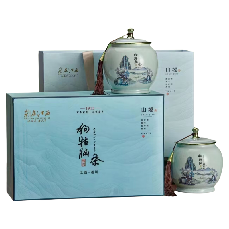 江西遂川狗牯脑茶特贡全芽礼盒装