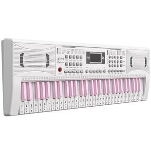 斯帕勒充电多功能电子琴成年人初学者入门家用小钢琴88幼师61键紫