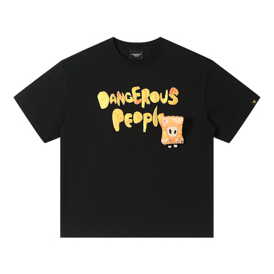 薛之谦dsp薯片玩偶字母印花短袖