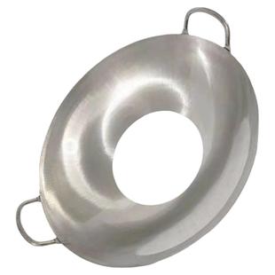 无底锅穿底通底锅老式铁锅节能灶圈燃气柴火灶大锅灶台面空心锅圈