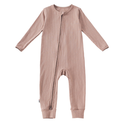 有机棉婴儿爬爬服包屁衣护肚裤