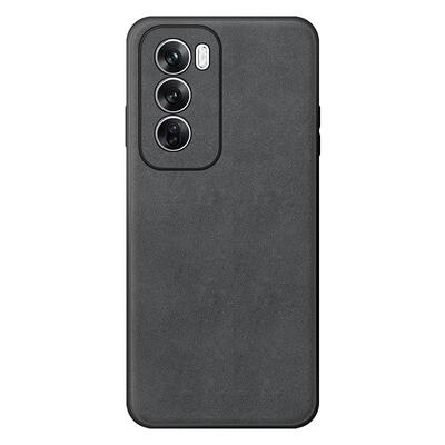 适用opporeno系列新款羊巴皮外壳