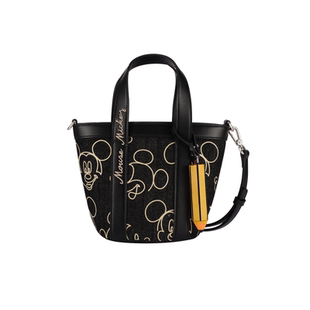 阿吉豆AJIDOU迪士尼联名款涂鸦米奇系列休闲斜挎包时尚女通勤