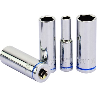 华丰巨箭加长6角套筒汽修五金工具公制6.3mm1/4加长小飞套筒组合