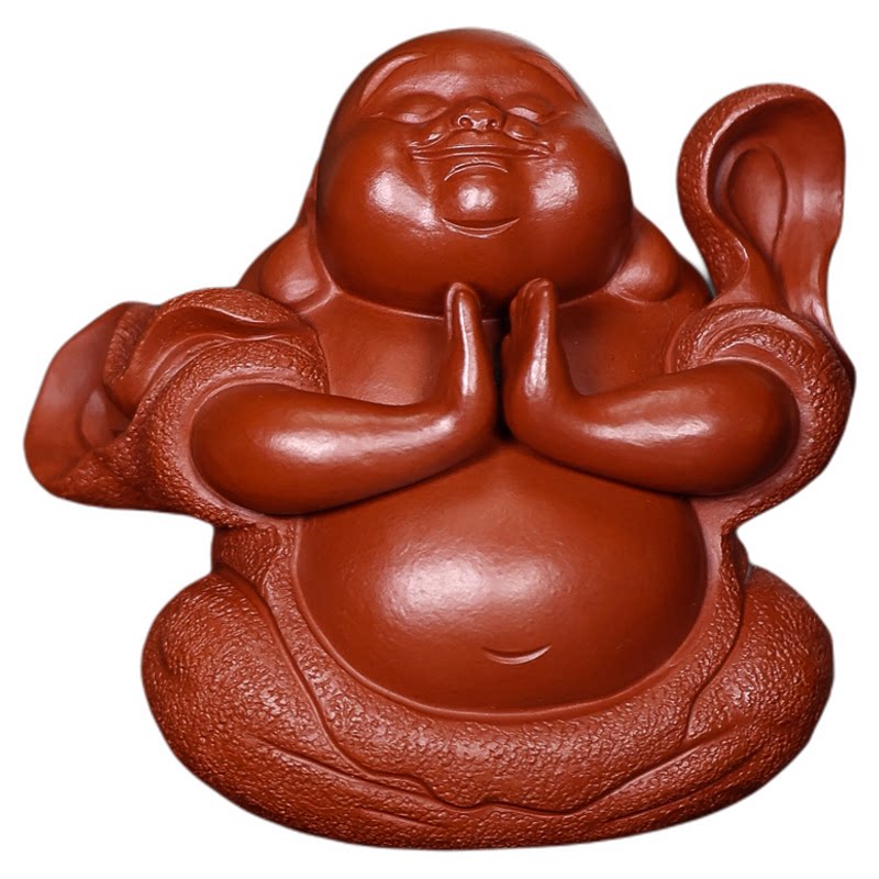 宜兴原矿朱泥手工紫砂茶宠可养