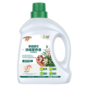 营养液植物通用型绿植花卉绿萝发财树水培家用盆栽液体肥养花肥料