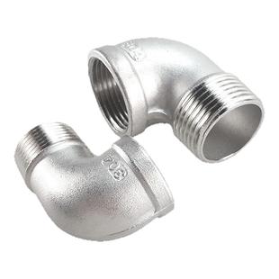 201 304 316L不锈钢内外丝弯头 变径内外丝扣 90°内外螺纹6分1寸