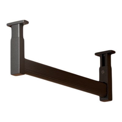 顶装挂衣杆浅衣柜U型竖向横杆