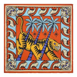 THECOLOR BANDANA美式复古纯棉方巾嘻哈头巾摩托围巾面巾骑行围脖