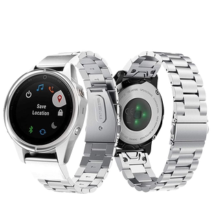 适用于佳明手表金属三株Garmin飞耐时Fenix7X/Fenix5X/Fenix6X/Fenix3HR/Forerunner935/945本能手表带男