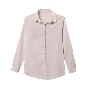 衬衣女款2025新款爆款花边衬衫外衣套打底衫洋气立领鹅淡黄嫩上衣