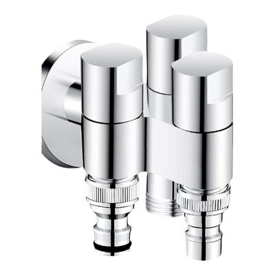 一进角阀三通四通马桶三控龙头