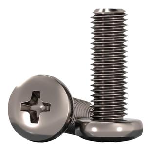 国标TA2纯钛圆头十字螺丝钛合金盘头螺钉螺栓 M2M2.5M3M4M5M6M8mm