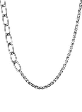 嘻哈情侣项链送女友礼物