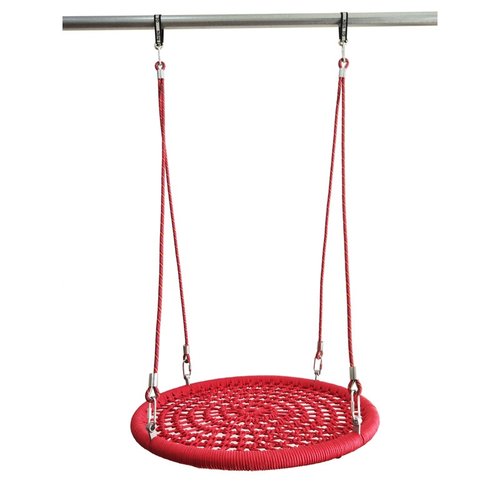 网红儿童圆盘秋千鸟巢公园吊摇篮设备商城摇椅编织广场椅景区户外