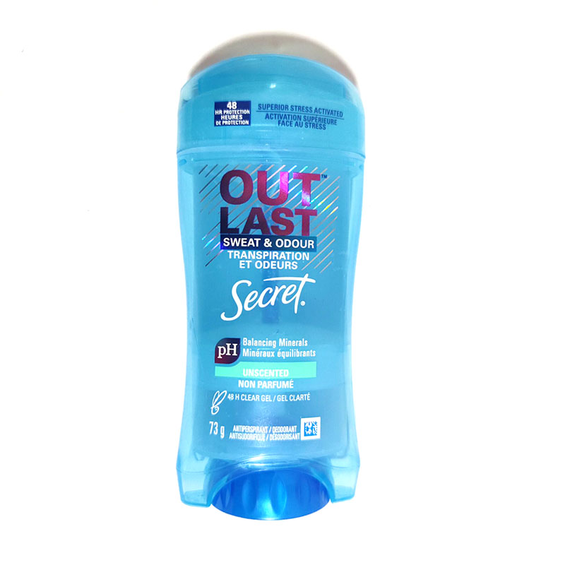 现货secret持久止汗香体膏球啫喱清爽祛体味73g无香deodorant