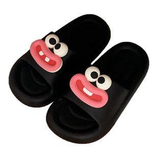 细细条 EVA软底凉拖鞋休闲百搭趣味丑萌香肠嘴男女室内外时尚凉拖