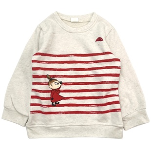 微瑕疵日单 福利来啦 板板正正 男女童春秋圆领毛圈卫衣外套上衣