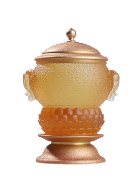 琉璃吉象佛具佛前摆放套装佛堂居家桌面供奉装饰大尺寸佛具