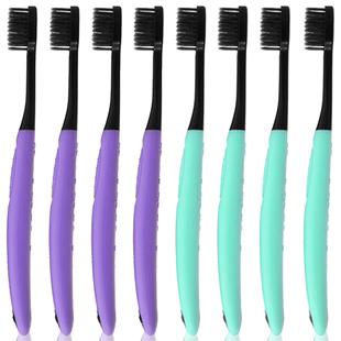 舒客宽头牙刷软毛38束成人护龈弹力软毛刷情侣女男士专用家庭装