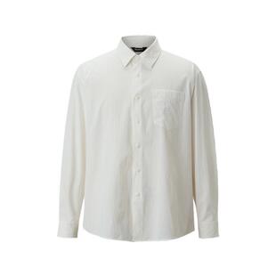 【进口塔夫绸】比音勒芬2026春季新款男士休闲遮热功能长袖衬衫