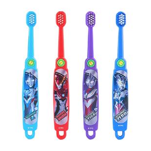 灵动创想雷治奥特曼儿童牙刷3到6-12岁以上软毛小孩宝宝幼儿牙膏