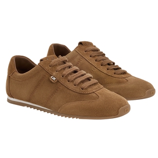 CHARLES&KEITH夏季女鞋SL1-71650003真皮复古薄底德训鞋休闲鞋