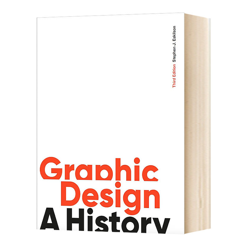 平面设计史第3版 Graphic Design Third Edition A History 英文原版平面设计画册画集 平面艺术设计类工具书籍 英文版进口英语书