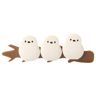 萌趣小鸟封口夹可爱卡通小肥啾防潮密封夹磁吸冰箱贴食物保鲜夹子