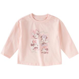 迪士尼IP戴维贝拉儿童T恤女童2026新款纯棉打底衫女宝春装A类上衣