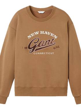 GANT/甘特女士加绒休闲运动卫衣