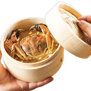 青若竹制蒸笼家用蒸小笼包馒头商用迷你竹编笼盖小号笼屉蒸屉蒸锅